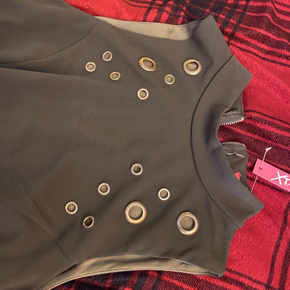 Olive green dress